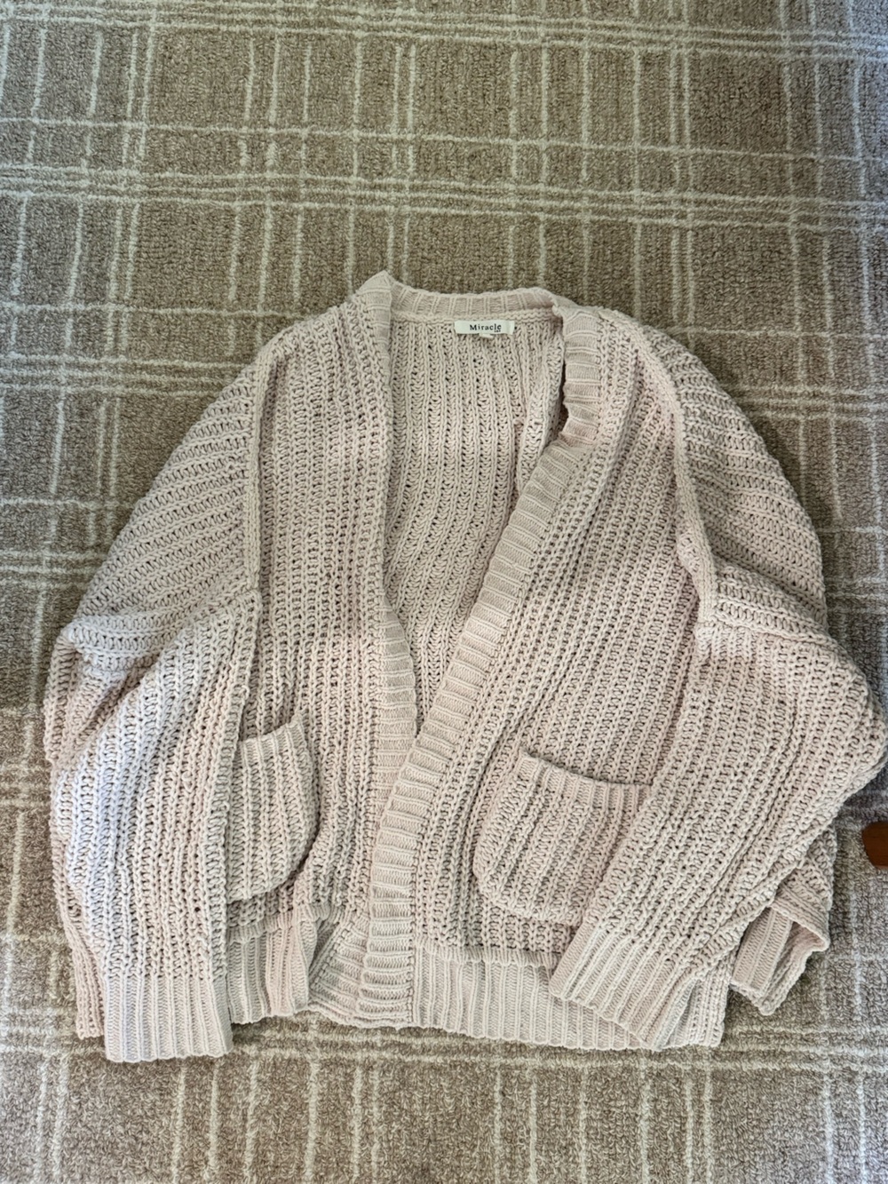 Miracle Cream Open-Knit Women's Cardigan